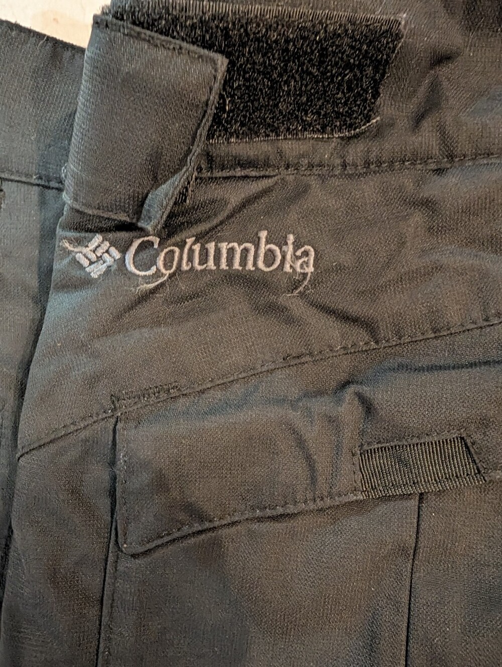 Columbia Kids Black Cargo Snow Pants